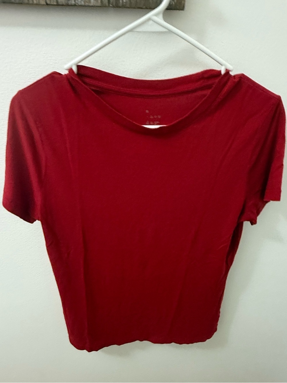 Classic Women's Red Short Sleeve Tee